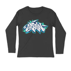 White Urban Full Sleeve T Shirt For Men