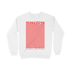 NIñO - Maze Manhattan White Unisex Sweatshirt