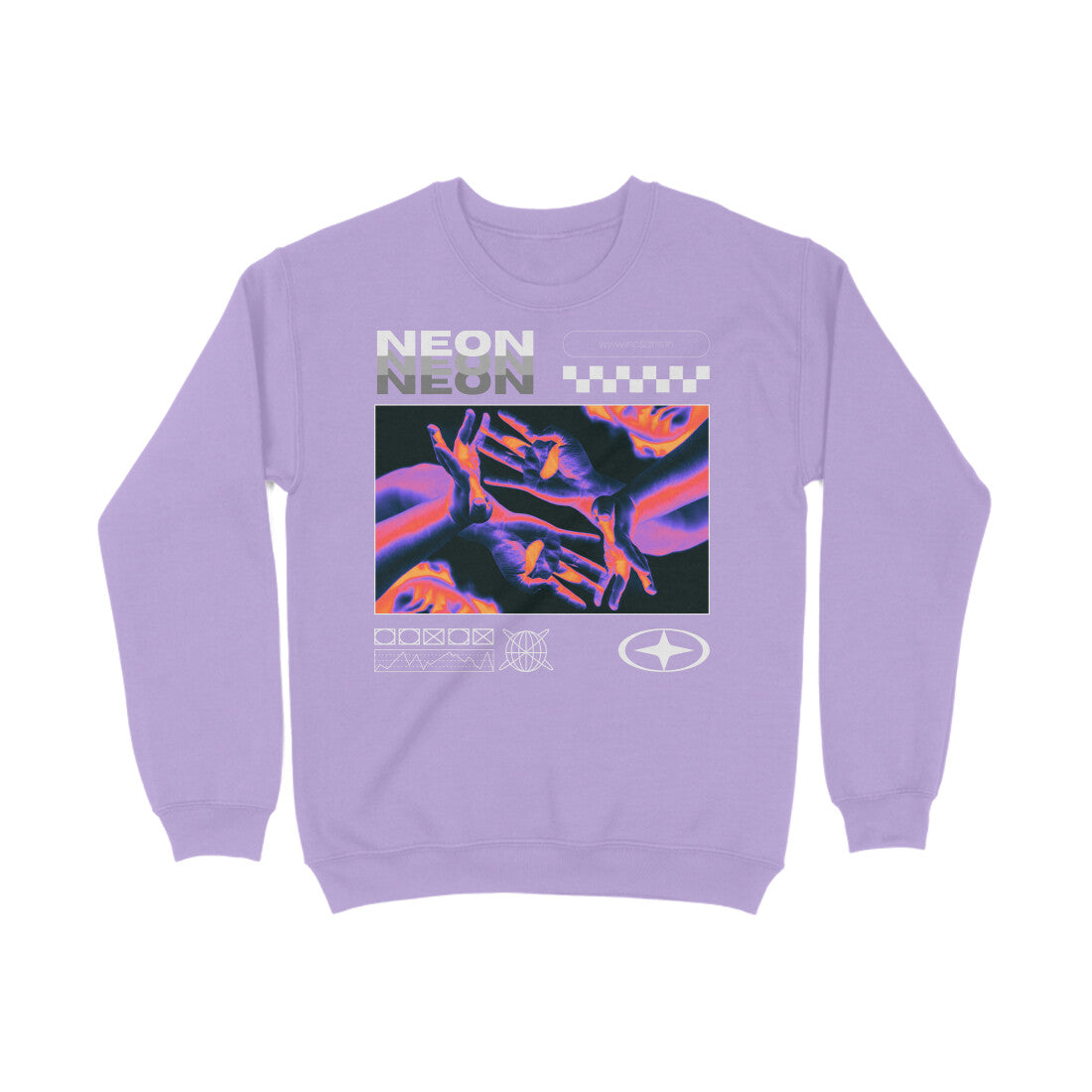 INCsane - Neon Iris Lavender Unisex Sweatshirt