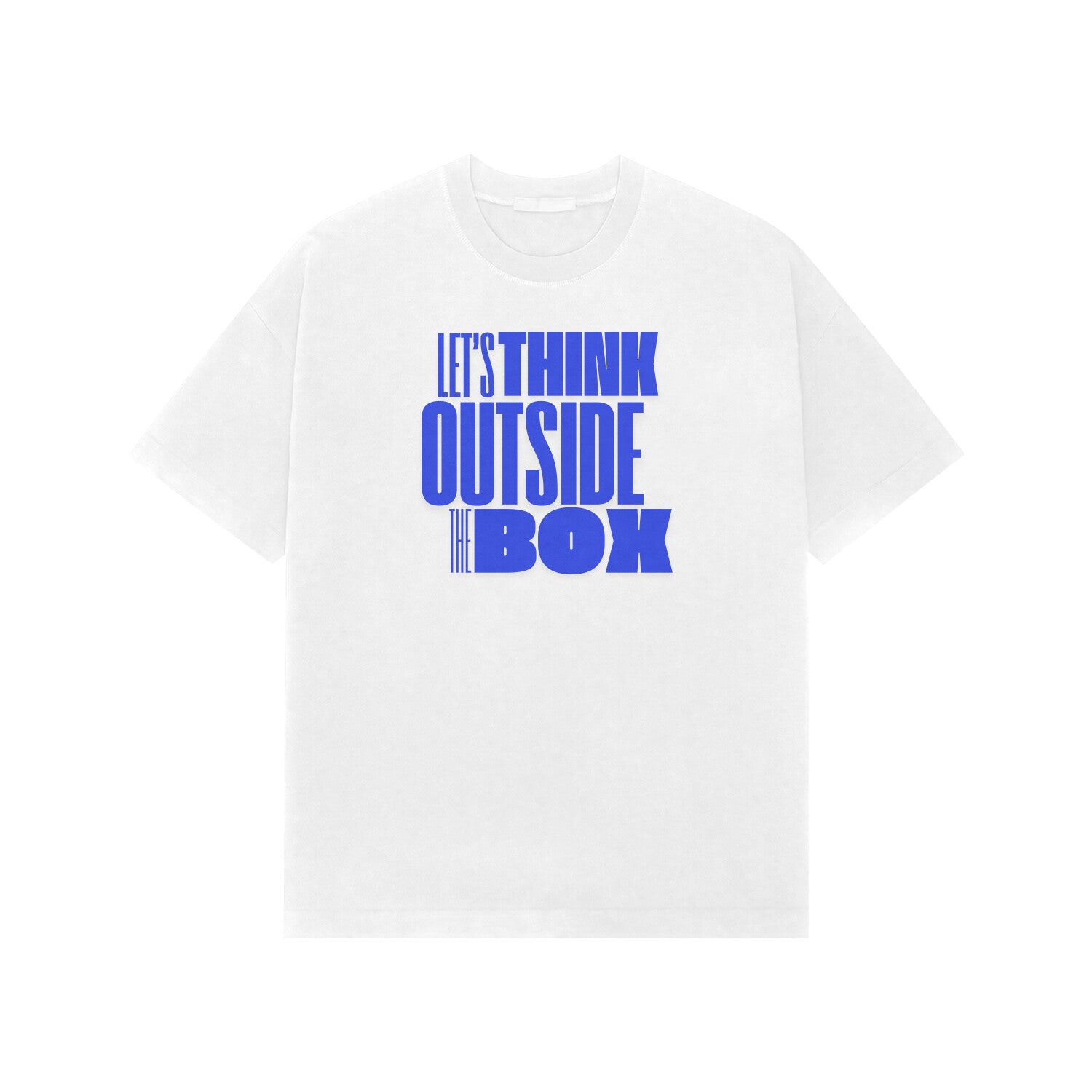 NOA - Unisex Outside The Box White Premium Oversized T-shirt