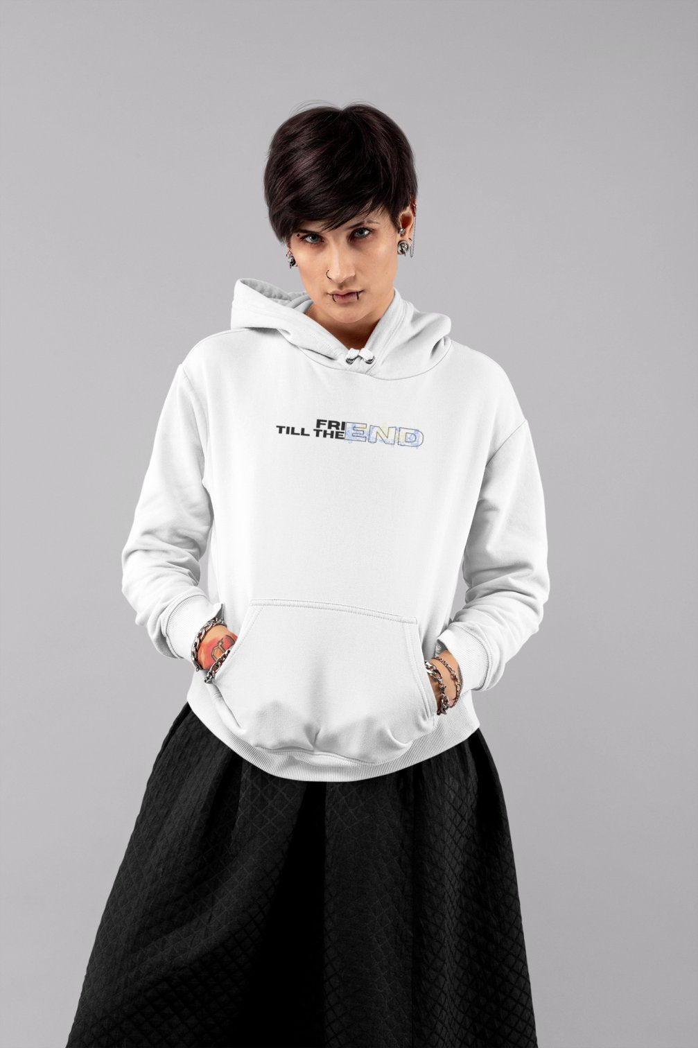 NOA - Friends Typography Premium Unisex Oversized Hoodies
