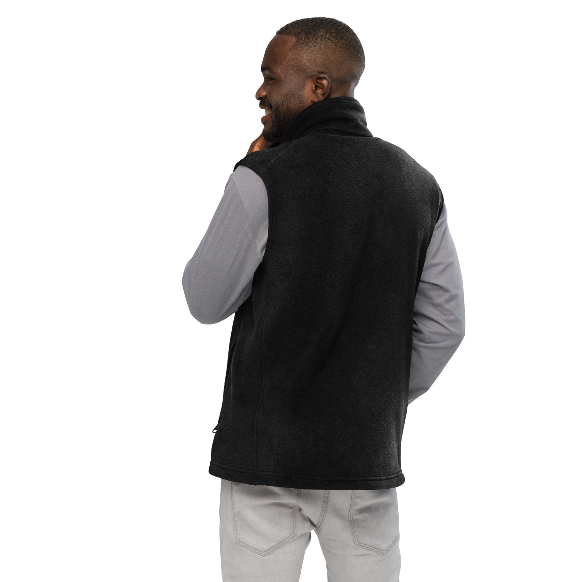 NIñO - Men’s Black Columbia Fleece vest