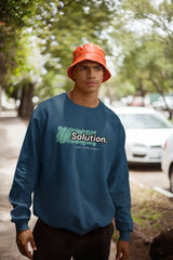INCsane - Navy Blue Solulu Sweatshirt For Men