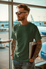 Men's Classic Olive Green T-shirt