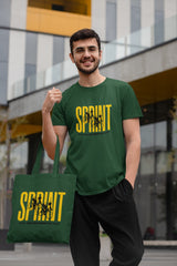 NIñO - Olive Green Sprint Classic T-Shirt For Men