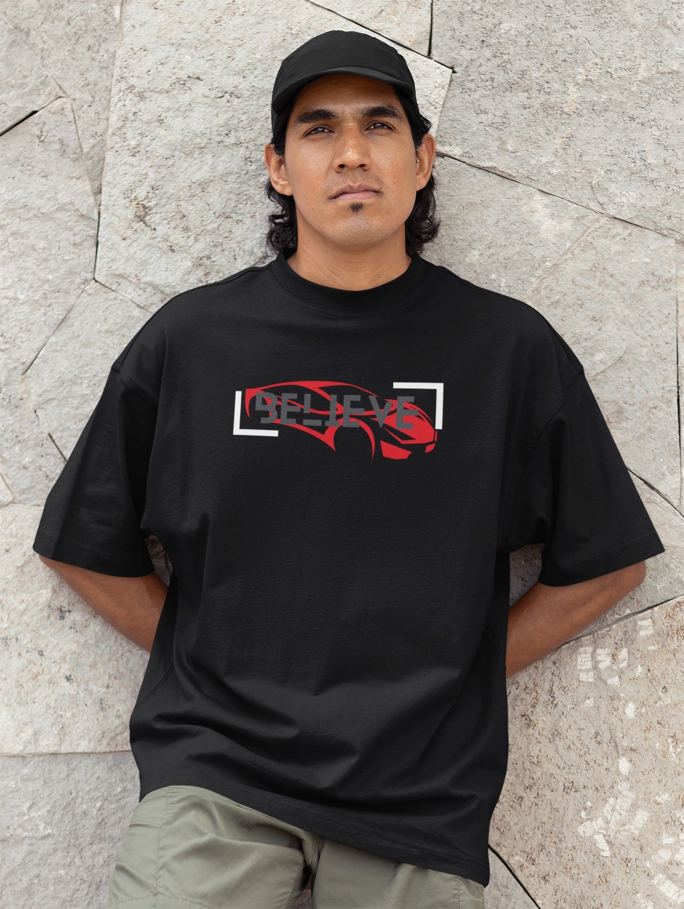 Believe Oversized T Shirt for Men