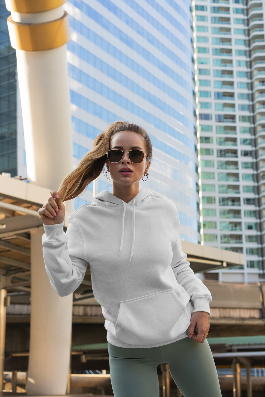 NIñO - White Heavyweight Unisex Hoodie