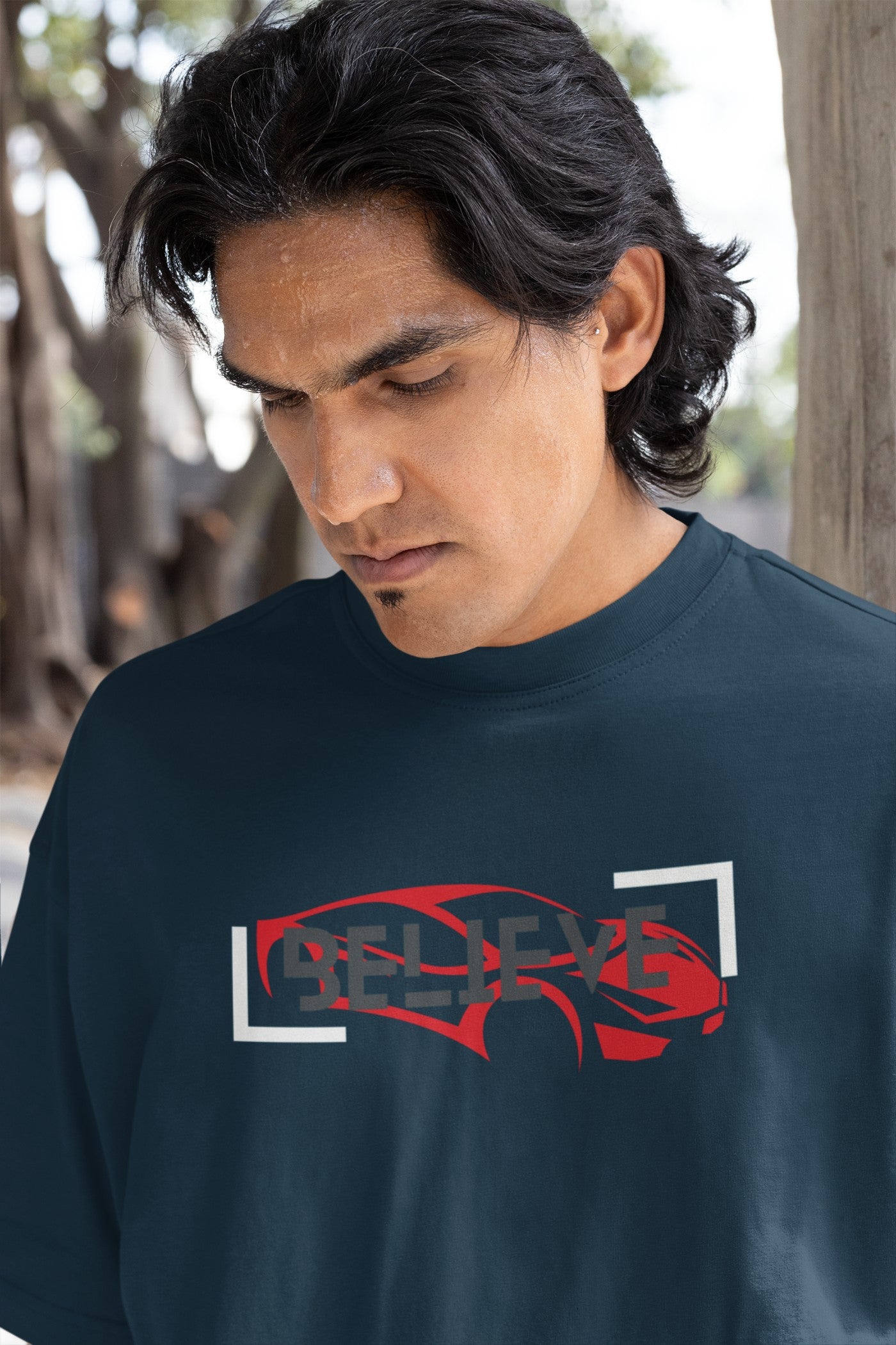 Believe Oversized T Shirt for Men