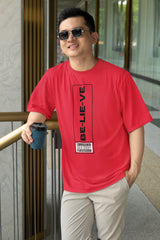 Believe Red Classic T Shirt For Men
Success
