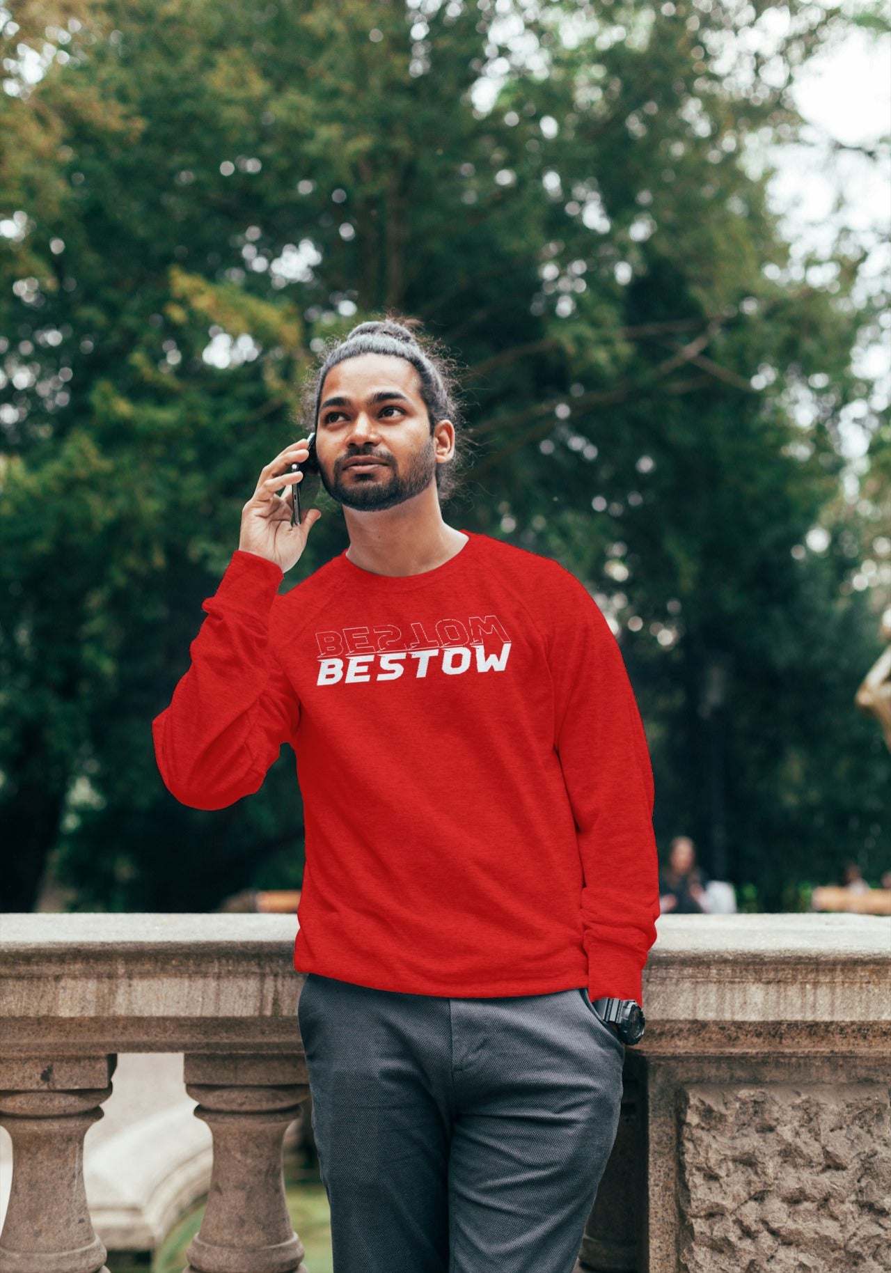NIñO - Bestow Red Sweatshirt For Men
