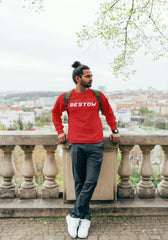 NIñO - Bestow Red Sweatshirt For Men