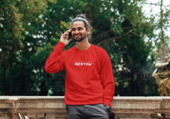 NIñO - Bestow Red Sweatshirt For Men