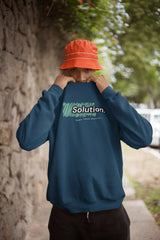INCsane - Navy Blue Solulu Sweatshirt For Men