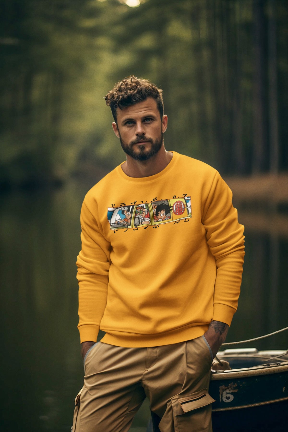 DBZ Capsule Corp Trip Sweatshirt For Men