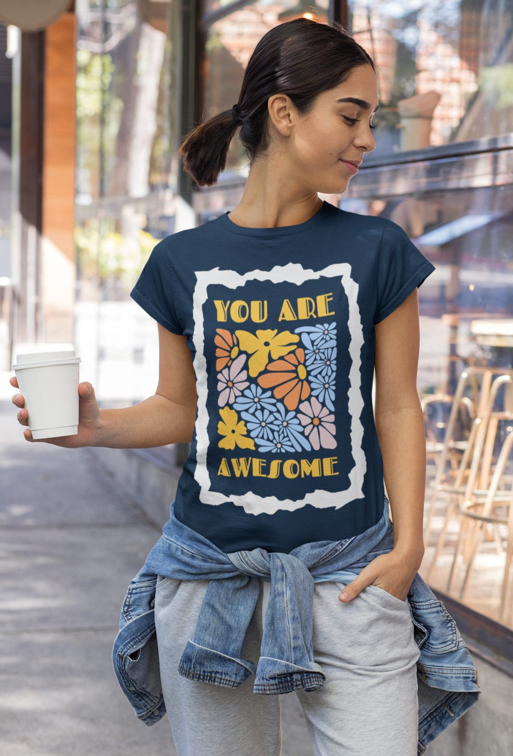 NIñO - Awesome Slim fit T Shirt For Women