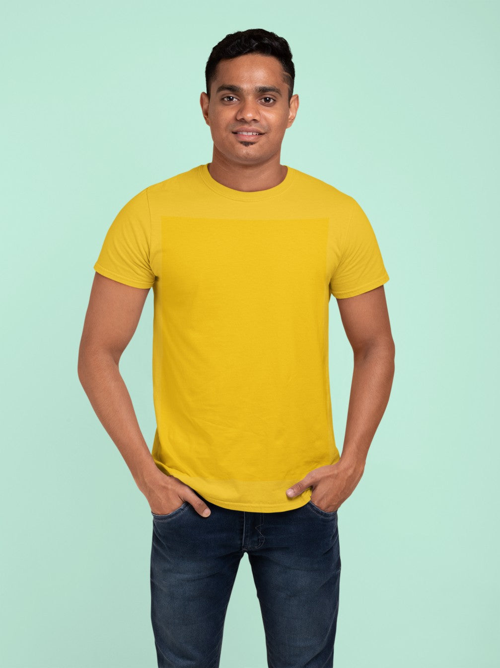 Men's Classic Golden Yellow T-shirt