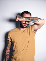 Men's Classic Mustard Yellow T-shirt