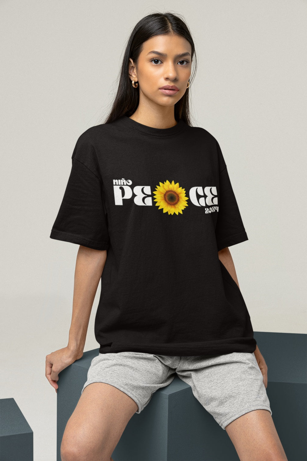 NIñO - Peace Unisex Oversize T-Shirt